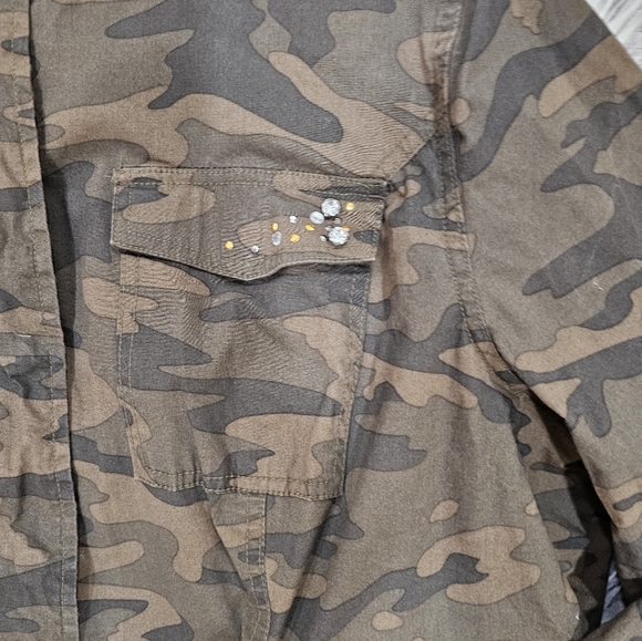 Lane bryant cotton camo skull jacket - Picture 6 of 6